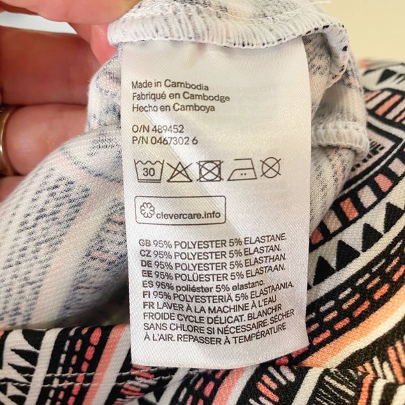 NWOT H&M Divided Geometric Fit + Flare Skater Tank Mini Dress - Picture 10 of 11